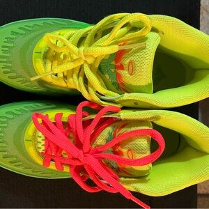 Puma Lamelo Ball Sneakers with Neon Yellow Laces